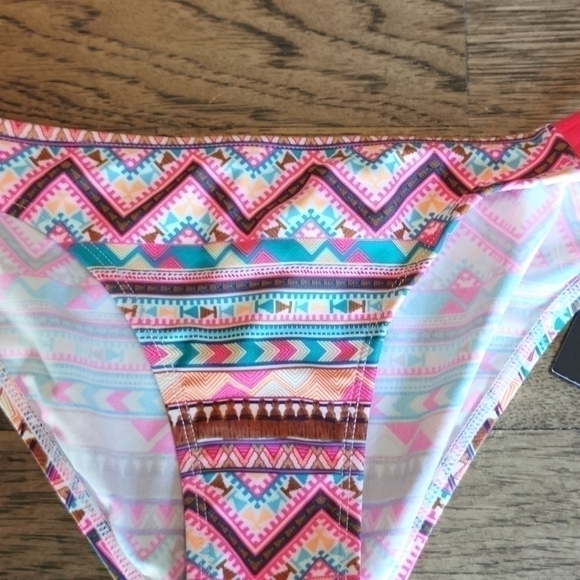 BODY Glove Bikini Bottom Apache Geometric Print XS New - Picture 4 of 6
